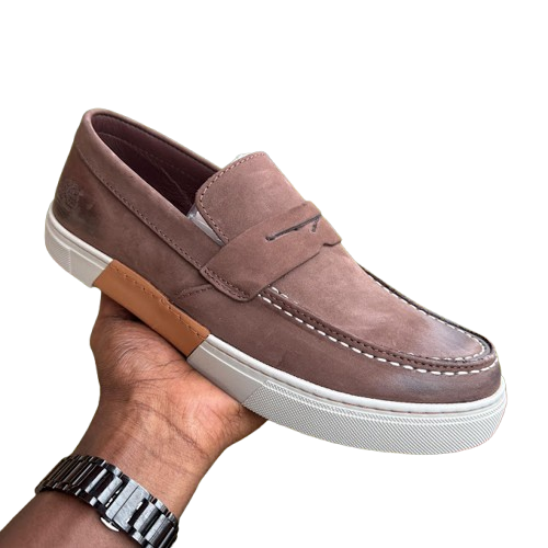 Timberland Men's Cedar Bay Leather Penny Loafer Sneakers – Dark Brown